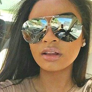 NEW Aviator Pilot Oversized Sunglasses Unisex Mirror Metal